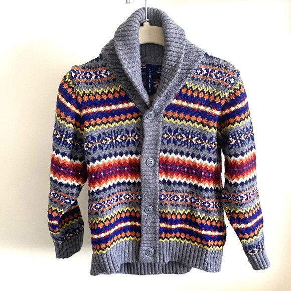 Janie & Jack, Snowflake Detailed Sweater, 3T - Picture 1 of 9